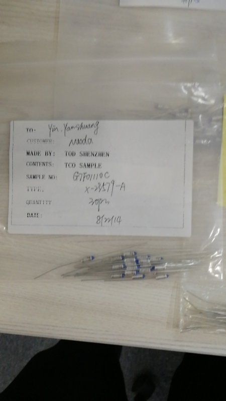 G7F01205C 5A G7F01192C G7F01 TF 205℃ 250v5A。爱默生的保险丝规格脚长:黑头38mm ,另一端35mm (9).jpeg